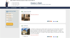 Desktop Screenshot of bath-hotels-guide.co.uk